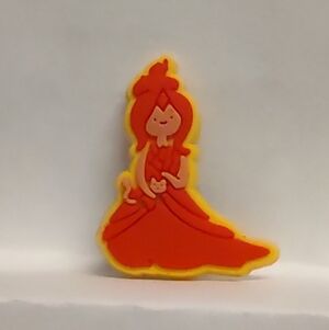5/$5 Adventure Time Flame Princess Shoe Croc Charm